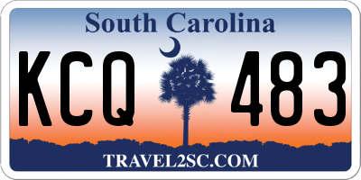 SC license plate KCQ483