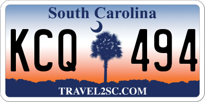 SC license plate KCQ494