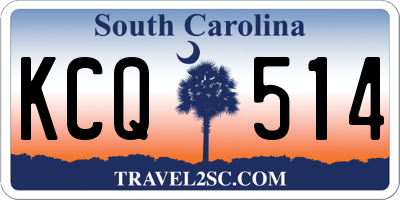 SC license plate KCQ514