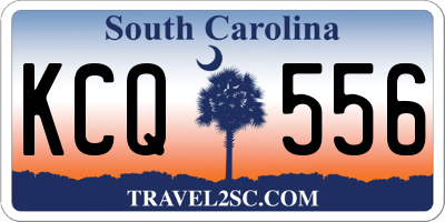 SC license plate KCQ556