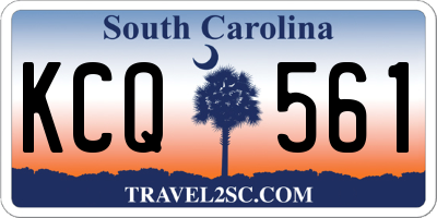SC license plate KCQ561