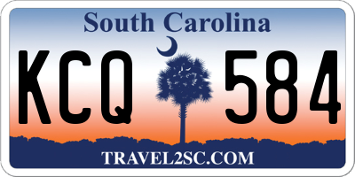 SC license plate KCQ584