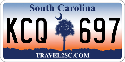 SC license plate KCQ697