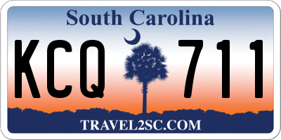 SC license plate KCQ711