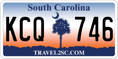 SC license plate KCQ746
