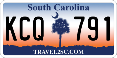 SC license plate KCQ791