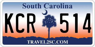SC license plate KCR514