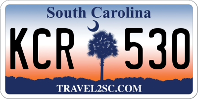 SC license plate KCR530