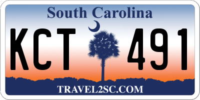 SC license plate KCT491