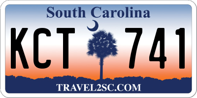 SC license plate KCT741