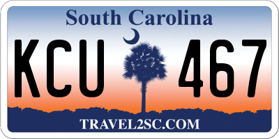 SC license plate KCU467