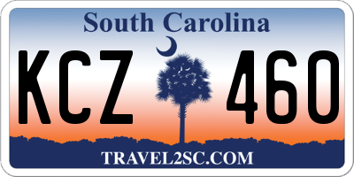 SC license plate KCZ460