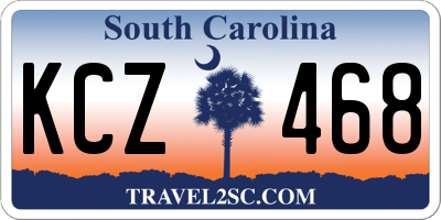SC license plate KCZ468