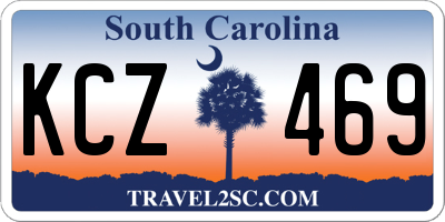 SC license plate KCZ469