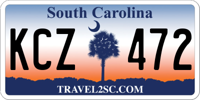 SC license plate KCZ472
