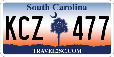SC license plate KCZ477