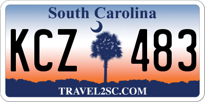 SC license plate KCZ483