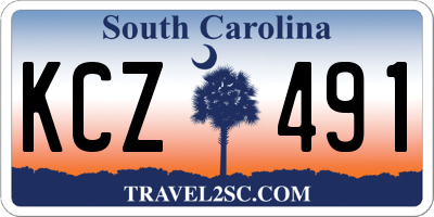 SC license plate KCZ491