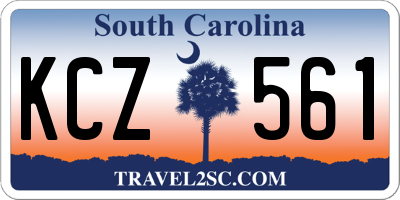 SC license plate KCZ561