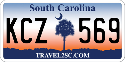 SC license plate KCZ569