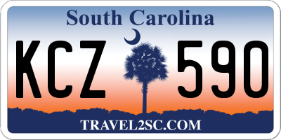 SC license plate KCZ590