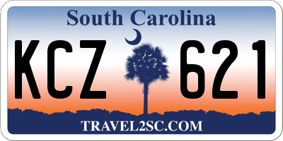 SC license plate KCZ621