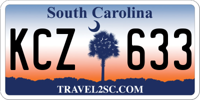 SC license plate KCZ633