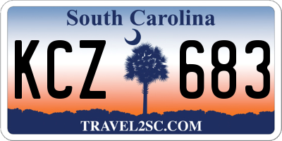 SC license plate KCZ683