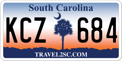 SC license plate KCZ684