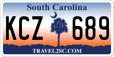 SC license plate KCZ689