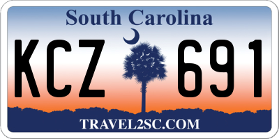 SC license plate KCZ691