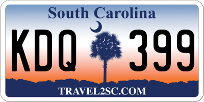 SC license plate KDQ399