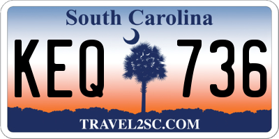SC license plate KEQ736
