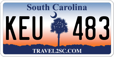 SC license plate KEU483