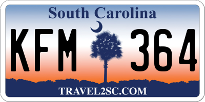 SC license plate KFM364