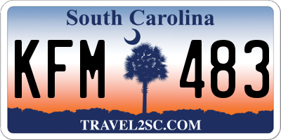 SC license plate KFM483