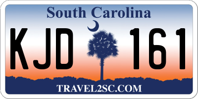 SC license plate KJD161