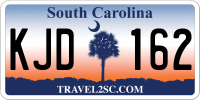 SC license plate KJD162