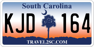SC license plate KJD164