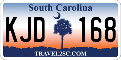 SC license plate KJD168