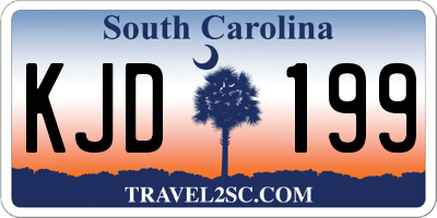 SC license plate KJD199