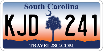 SC license plate KJD241