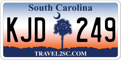 SC license plate KJD249