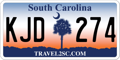 SC license plate KJD274