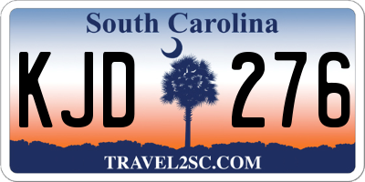 SC license plate KJD276