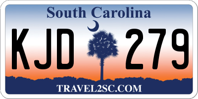 SC license plate KJD279