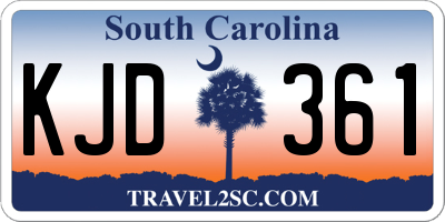 SC license plate KJD361