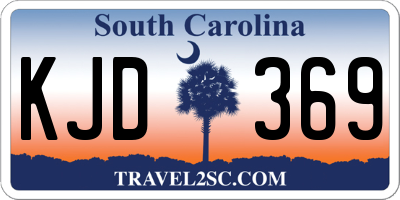 SC license plate KJD369