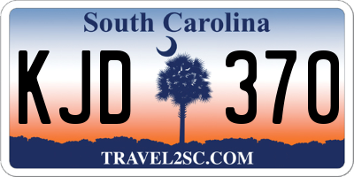 SC license plate KJD370