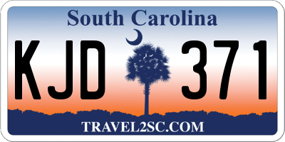 SC license plate KJD371